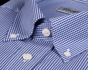 Tokio Button Down blau weiss