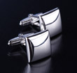 Silber rhodiniert quadratisch