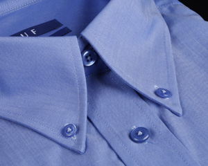 Aloe Vera Cento Chambray blau Button Down